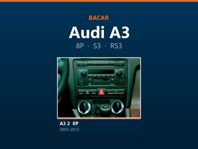 Магнітола для Audi A3: як визначити покоління і яка підійде
