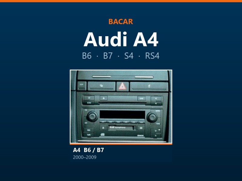 Магнітола для Audi A4: як визначити покоління і яка підійде