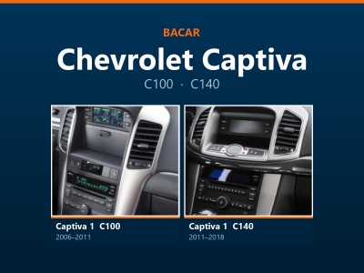 Магнитола для Chevrolet Captiva: как определить поколение и какая подойдёт