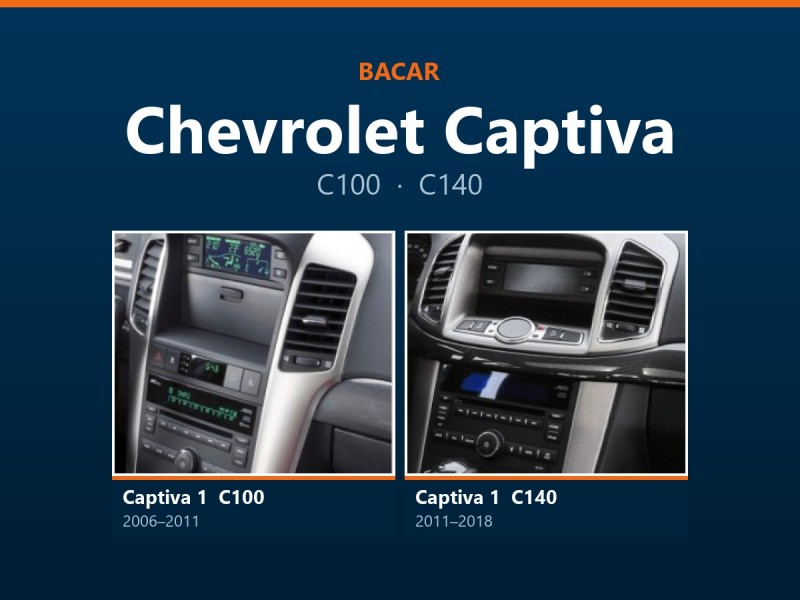 Магнітола для Chevrolet Captiva: як визначити покоління і яка підійде