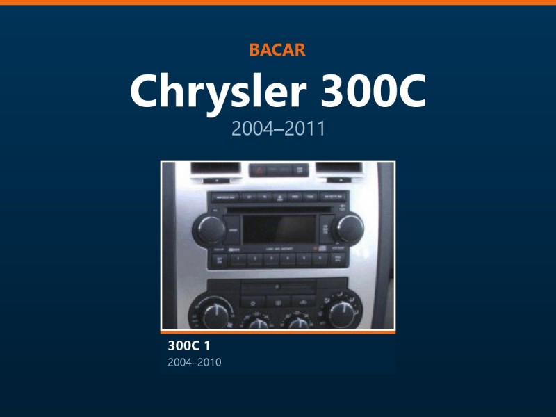 Магнітола для Chrysler 300C: як визначити покоління і яка підійде