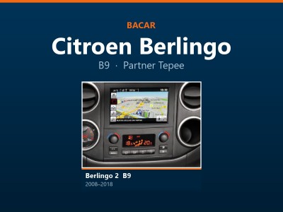 Магнітола для Citroen Berlingo: як визначити покоління і яка підійде