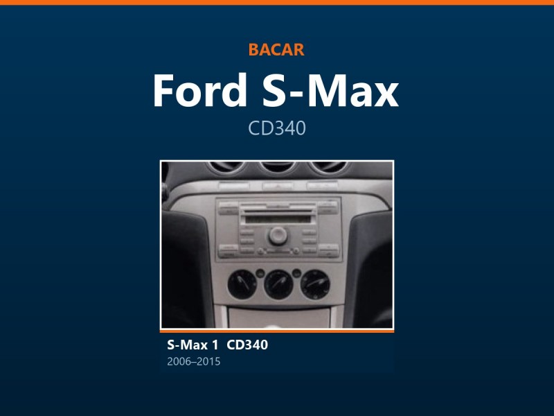 Магнітола для Ford S-Max: як визначити покоління і яка підійде