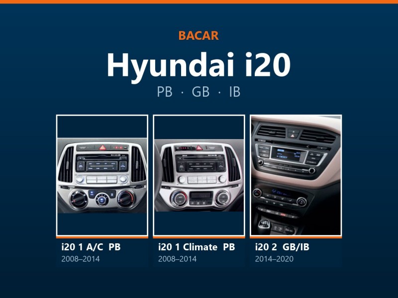 Магнітола для Hyundai i20: як визначити покоління і яка підійде