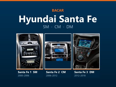 Магнітола для Hyundai Santa Fe: як визначити покоління і яка підійде