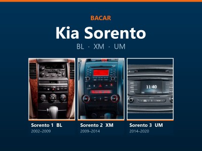 Магнітола для Kia Sorento: як визначити покоління і яка підійде