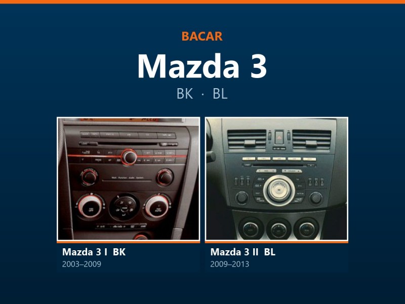 Магнітола для Mazda 3: як визначити покоління і яка підійде