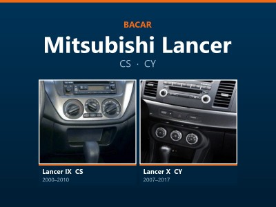 Магнітола для Mitsubishi Lancer: як визначити покоління і яка підійде