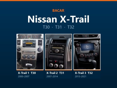 Магнітола для Nissan X-Trail: як визначити покоління і яка підійде