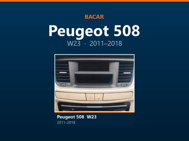 Магнітола для Peugeot 508: як визначити покоління і яка підійде