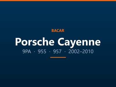 Магнітола для Porsche Cayenne: як визначити покоління і яка підійде