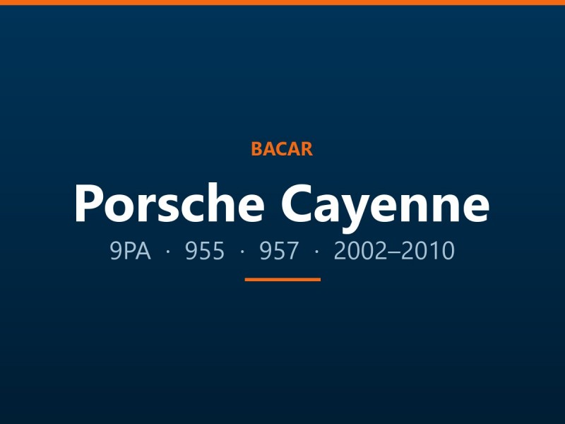 Магнітола для Porsche Cayenne: як визначити покоління і яка підійде