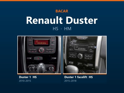 Магнітола для Renault Duster: як визначити покоління і яка підійде