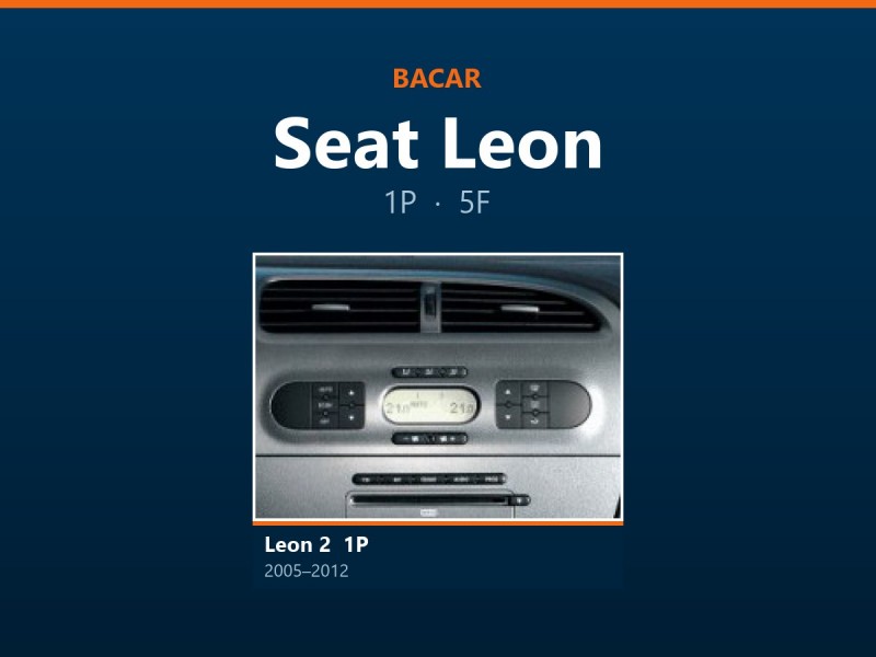Магнітола для Seat Leon: як визначити покоління і яка підійде