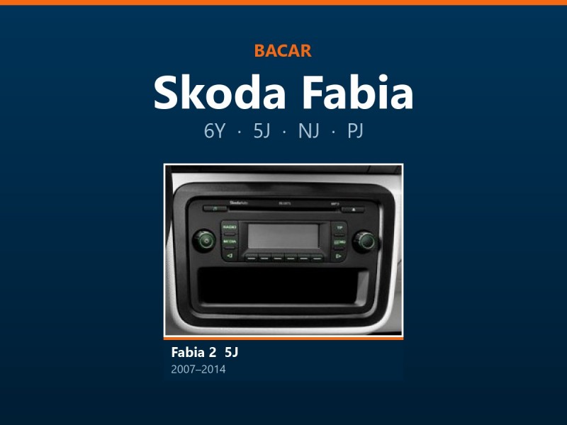 Магнітола для Skoda Fabia: як визначити покоління і яка підійде
