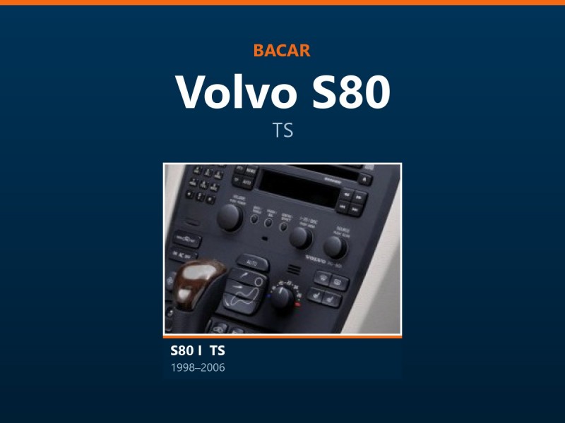 Магнітола для Volvo S80: як визначити покоління і яка підійде