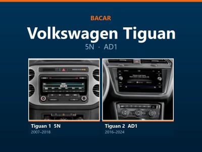 Магнітола для Volkswagen Tiguan: як визначити покоління і яка підійде