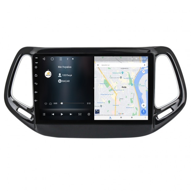 Штатна магнітола для Jeep Compass 2016-2018