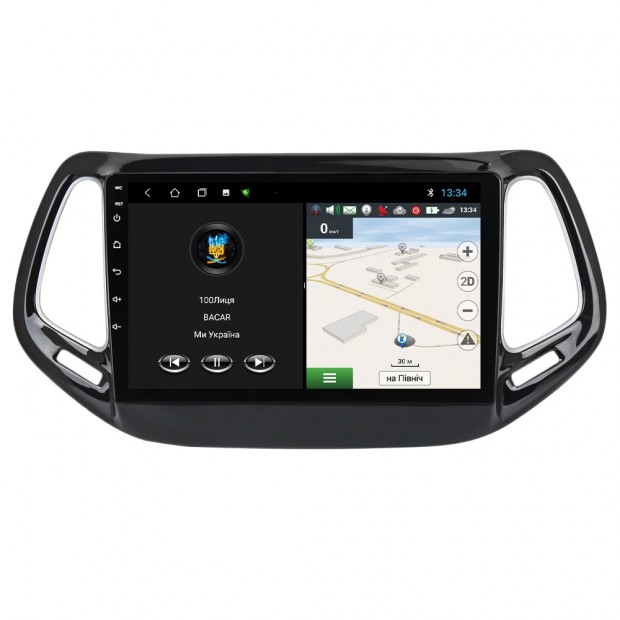 Штатна магнітола для Jeep Compass 2016-2018