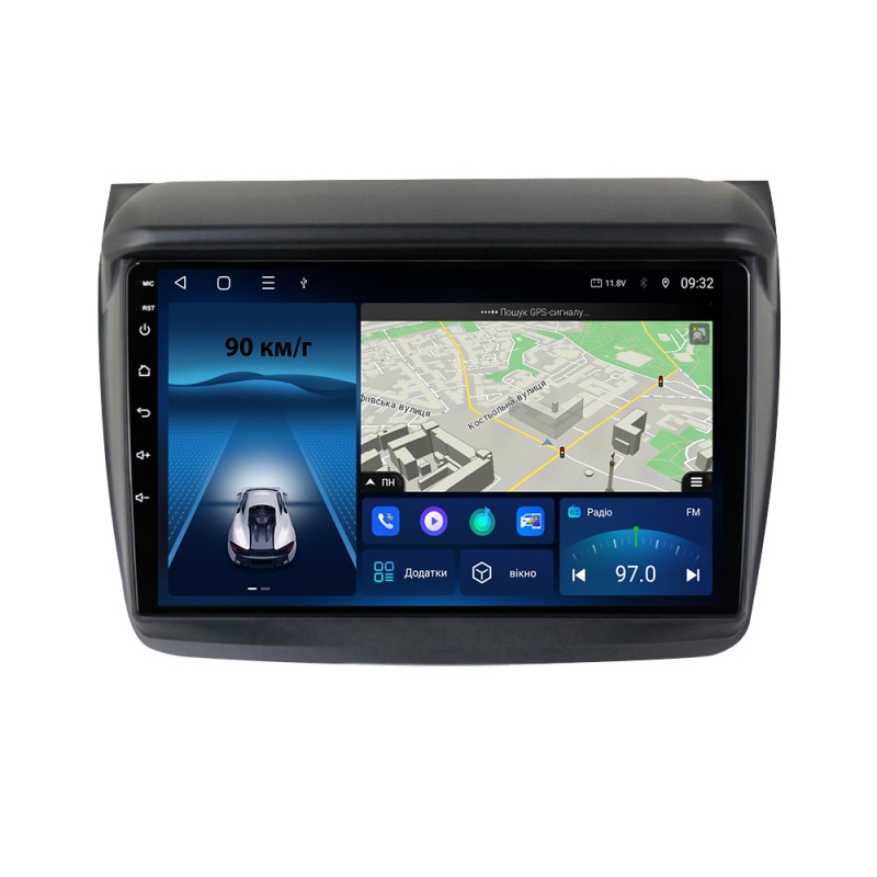 Штатна магнітола для Mitsubishi Pajero Sport L200 2008-2016 з Android-функціями