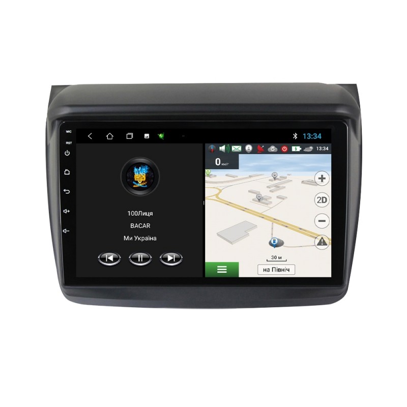 Штатна магнітола для Mitsubishi Pajero Sport L200 2008-2016 з Android-функціями