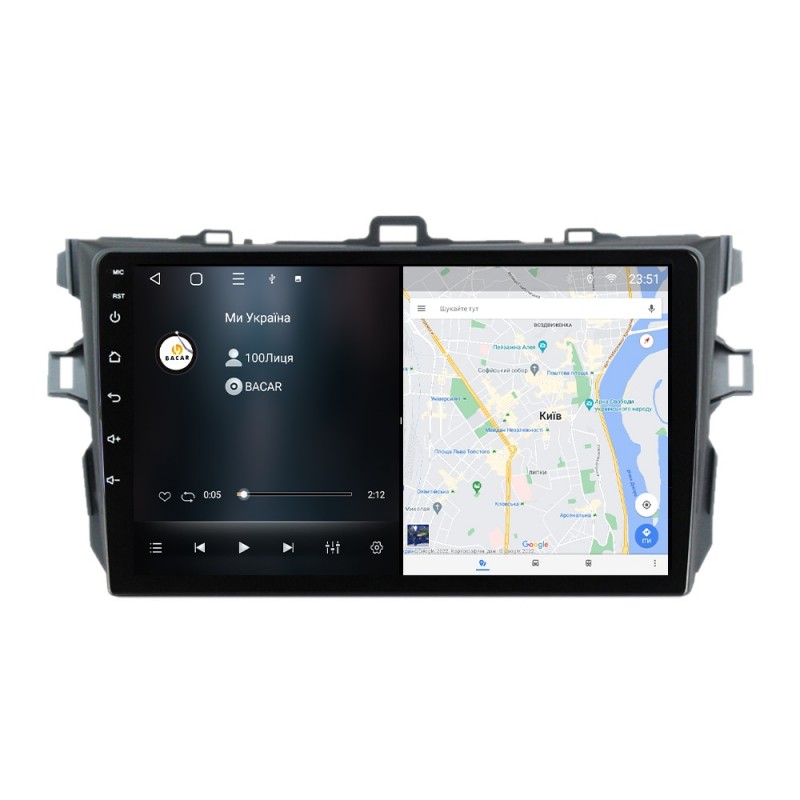 Штатна магнітола для Toyota Corolla 2006-2013 з Android-функціями