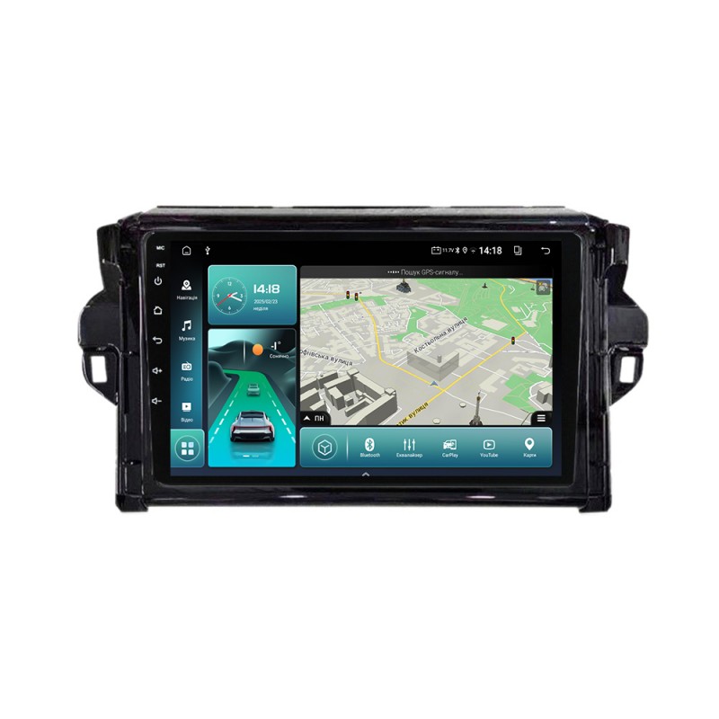 Штатна магнітола для Toyota Fortuner 2 2015-2018 з Android-функціями