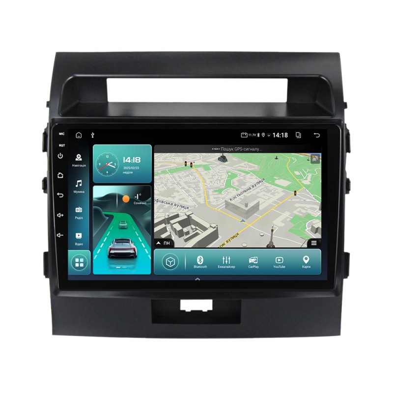 Штатна магнітола для Toyota Land Cruiser 200 2007-2015 з Android-функціями