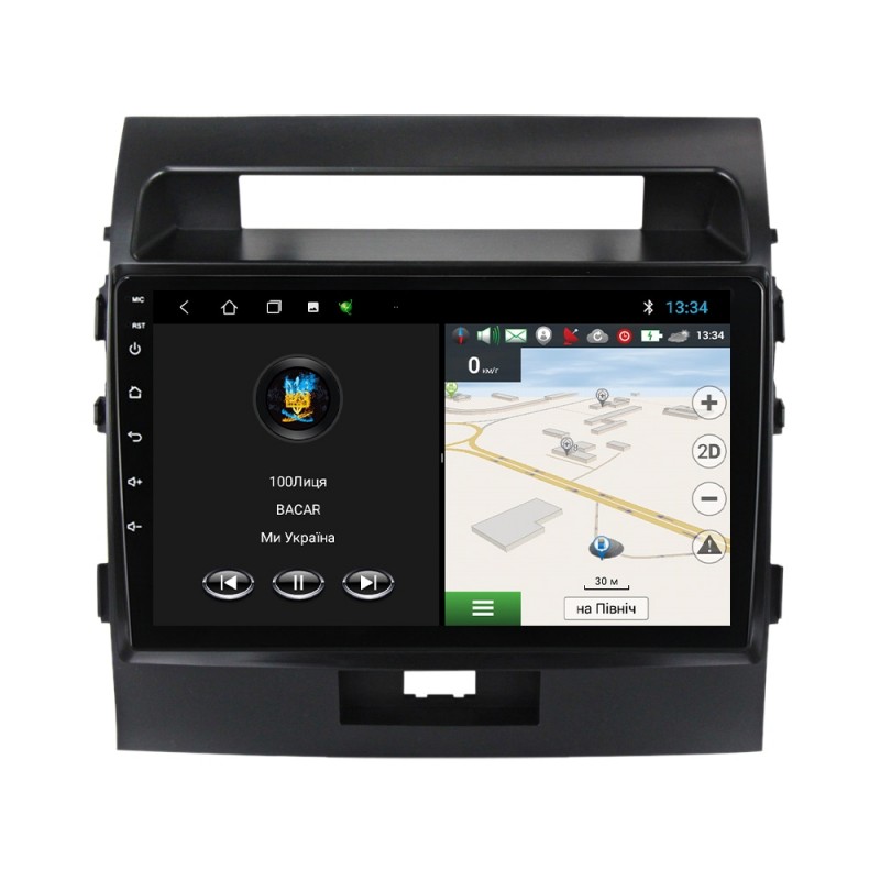 Штатна магнітола для Toyota Land Cruiser 200 2007-2015 з Android-функціями