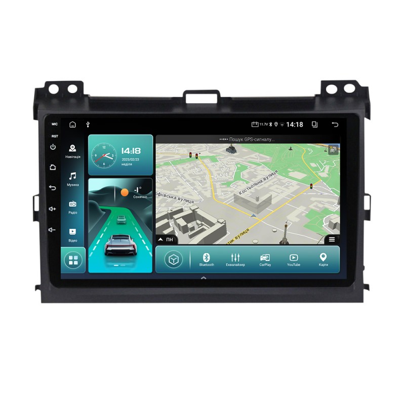Штатна магнітола для Toyota Land Cruiser Prado 2004-2009 з Android-функціями