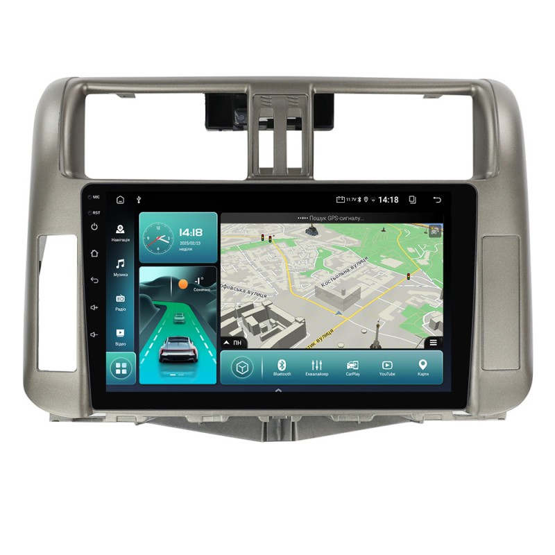 Штатна магнітола для Toyota Land Cruiser Prado 2009-2013 з Android-функціями