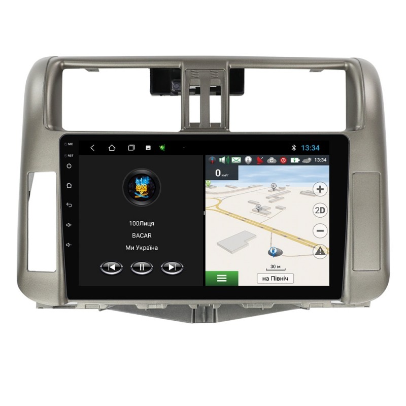 Штатна магнітола для Toyota Land Cruiser Prado 2009-2013 з Android-функціями