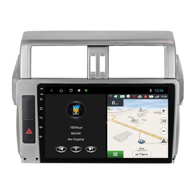 Штатна магнітола для Toyota Land Cruiser Prado 2013-2017 з Android-функціями