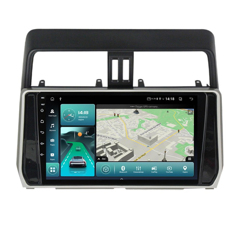 Штатна магнітола для Toyota Land Cruiser Prado 2017-2021 з Android-функціями