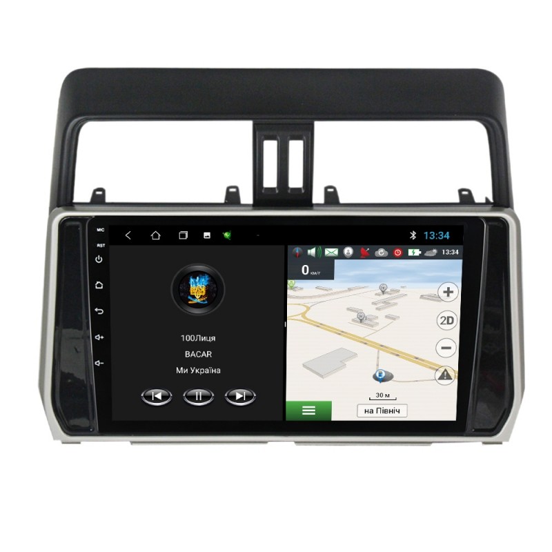 Штатна магнітола для Toyota Land Cruiser Prado 2017-2021 з Android-функціями