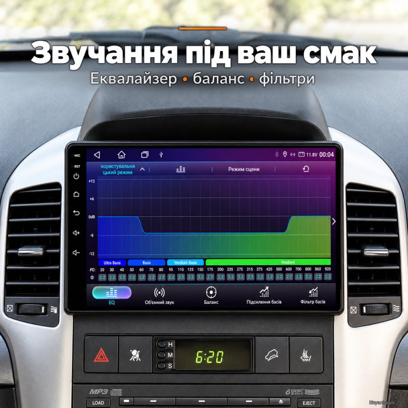 Штатная магнитола для Chevrolet Captiva I 1 C100 2006-2011