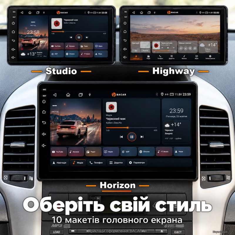 Штатная магнитола для Chevrolet Captiva I 1 C100 2006-2011