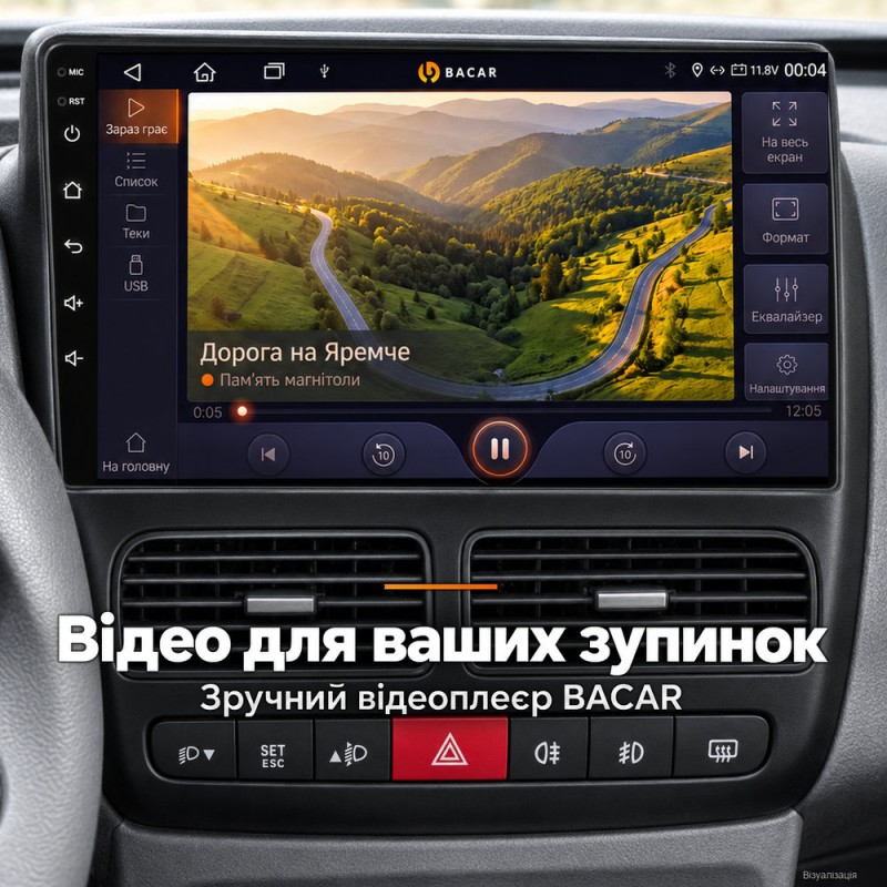 Штатна магнітола для Fiat Doblo 2 II 263 2009-2015