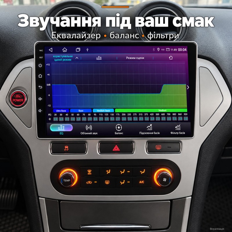 Штатная магнитола для Ford Mondeo 4 BA7 2007-2010