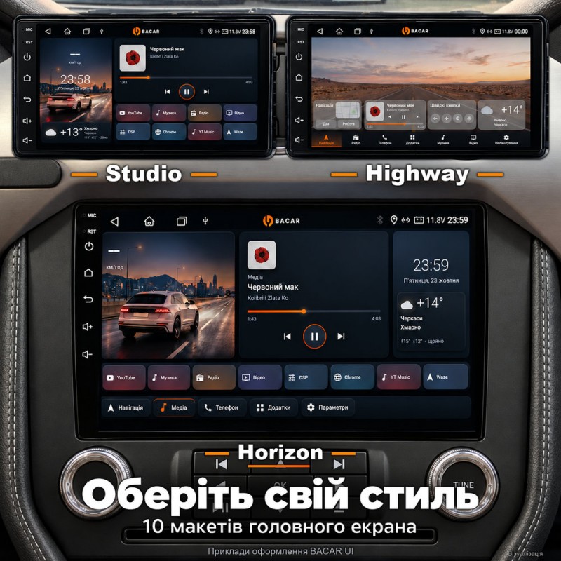 Штатная магнитола для Ford Mustang VI S550 2014-2021