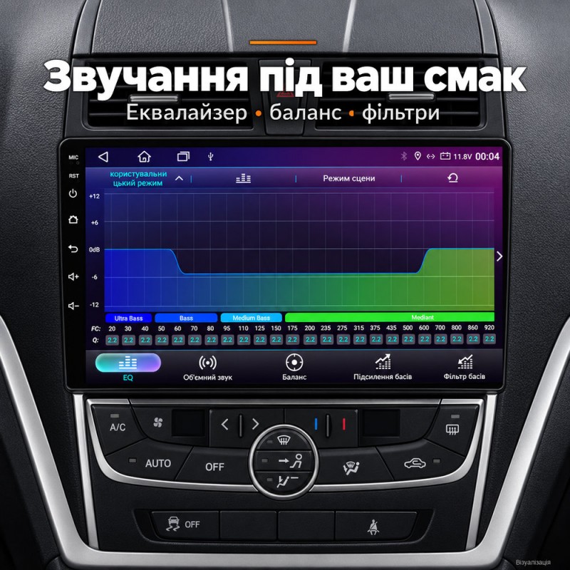 Штатная магнитола для Geely Emgrand EC7 FE-3 2016-2018