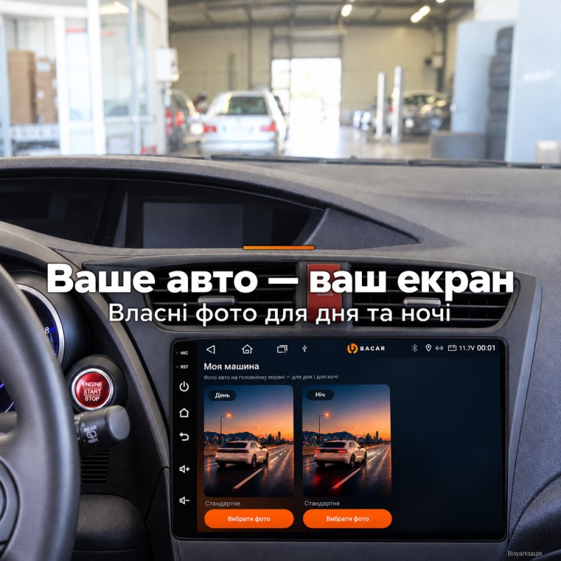 Штатная магнитола для Honda Civic 9 FK FB 2012-2017