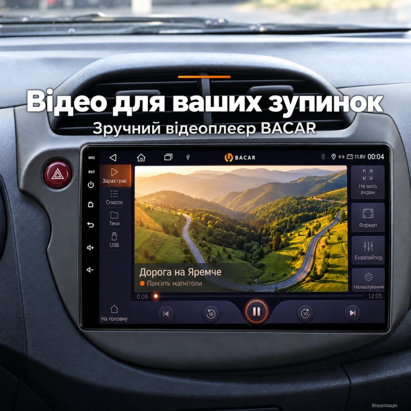 Штатная магнитола для Honda Jazz 2 GE GP / Fit 2 GG 2007-2014