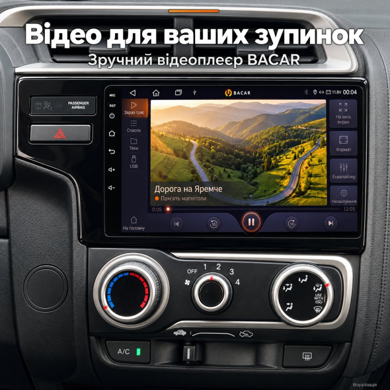 Штатная магнитола для Honda Jazz 3 Fit 3 GP GK 2013-2020 A