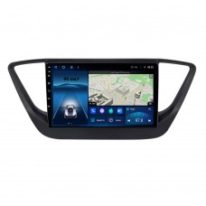 Штатная магнитола для Hyundai Accent Solaris 2017-2018 black