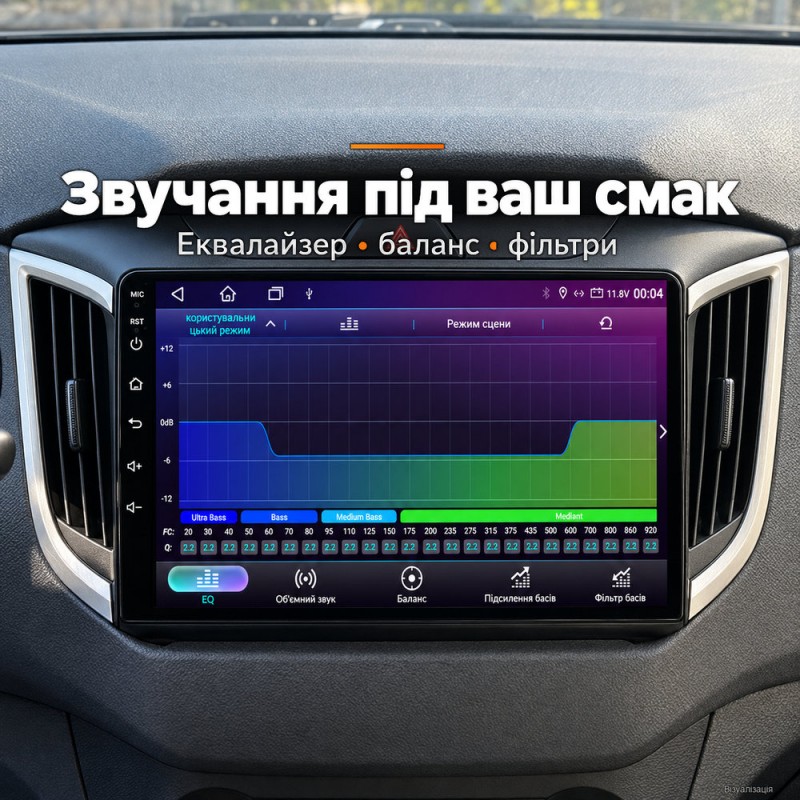 Штатная магнитола для Hyundai Creta GS 2015-2019