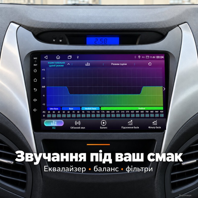 Штатная магнитола для Hyundai Elantra MD 2011-2015