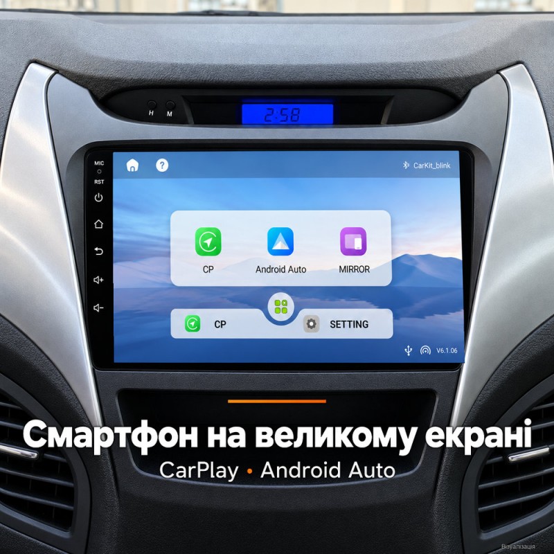 Штатная магнитола для Hyundai Elantra MD 2011-2015