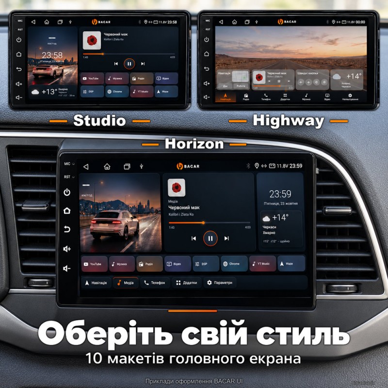 Штатная магнитола для Hyundai Elantra AD 2015-2019