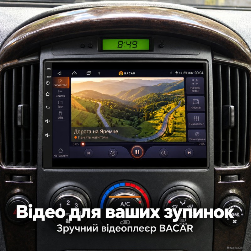 Штатная магнитола для Hyundai H1 TQ 2007-2015